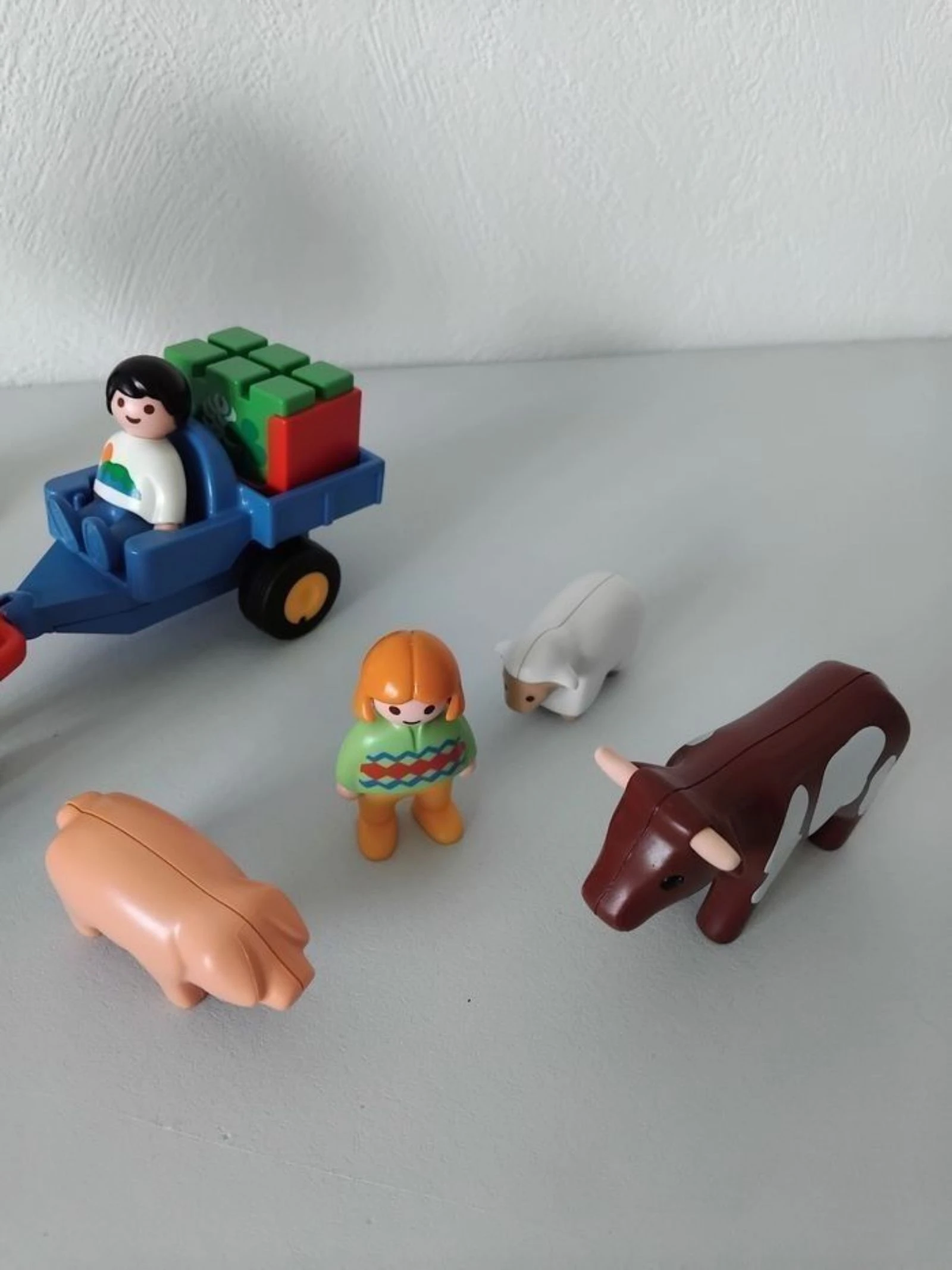 Playmobil 123 Animaux de Ferme Cariole 6620 Junior Complet – photo 3